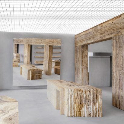 Axel Arigato Paris store by Halleroed