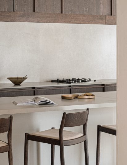 A breakfast bar in Japanese house