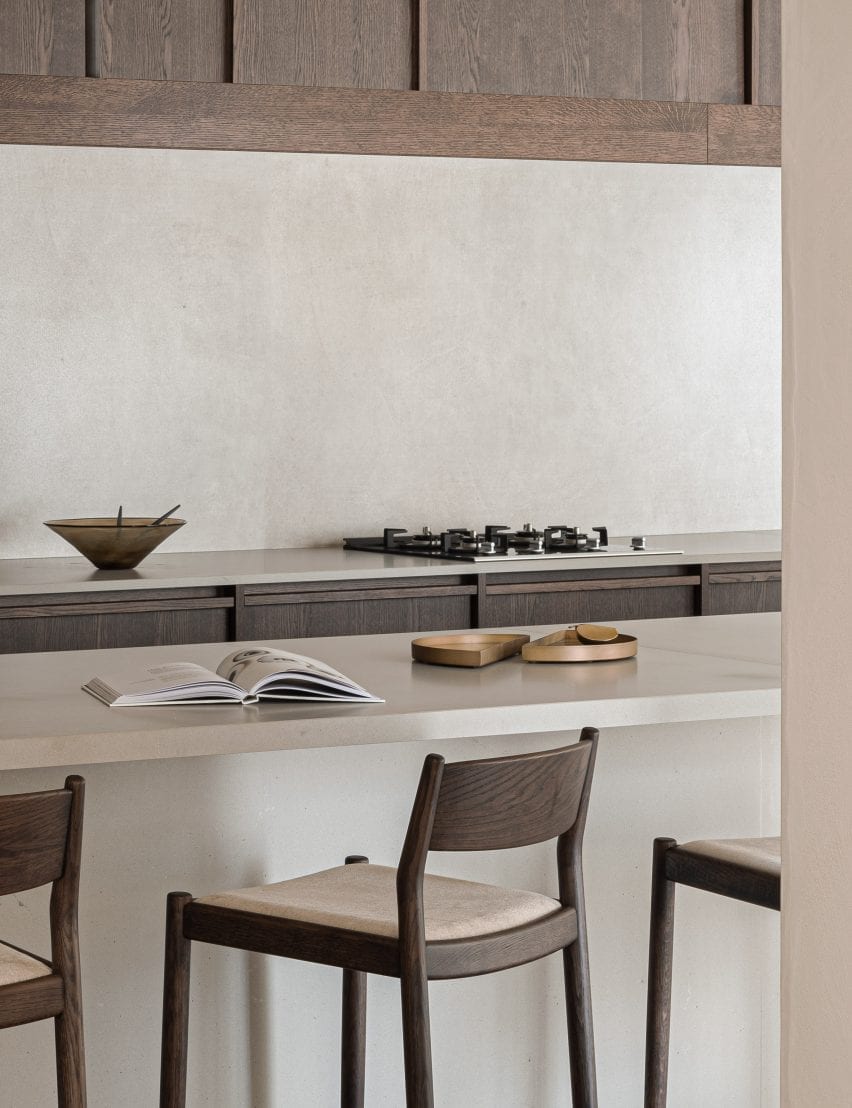 A breakfast bar in Japanese house