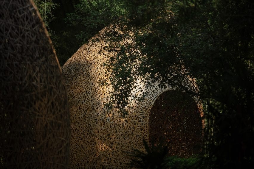 Bamboo pod by LLLab in China