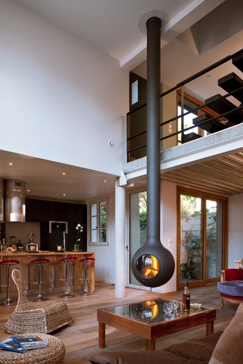 Bathyscafocus Hublot fireplace by Focus