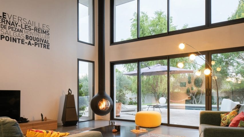 Bathyscafocus fireplace by Focus dezeen showroom