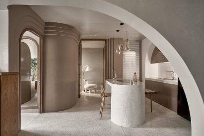 Terrazzo floor