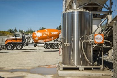 CarbonCure technology at a cement factory