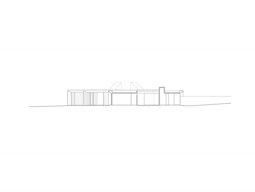 Side view of Casa Altos