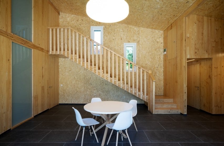the building uses low cost materials