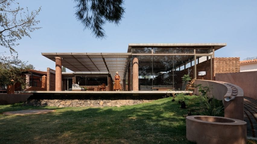 Exterior of Casa UC in Mexico