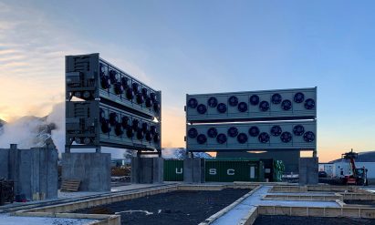 Climeworks direct-air-capture machines