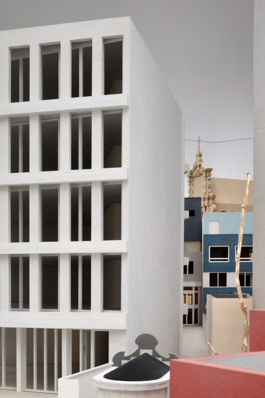 Wooden building models