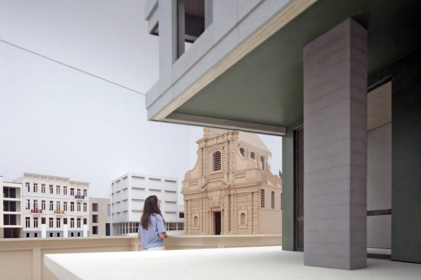 Wooden architectural models