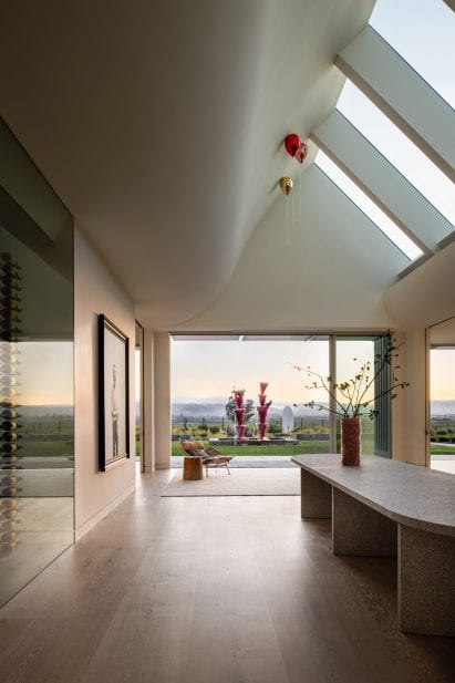 Skylights feature in the Donum Home's great room