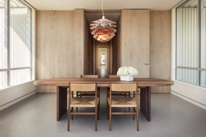 Rooms in the Donum Home feature earthy tones