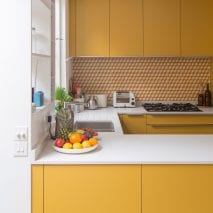 Eight space-efficient U-shaped kitchens