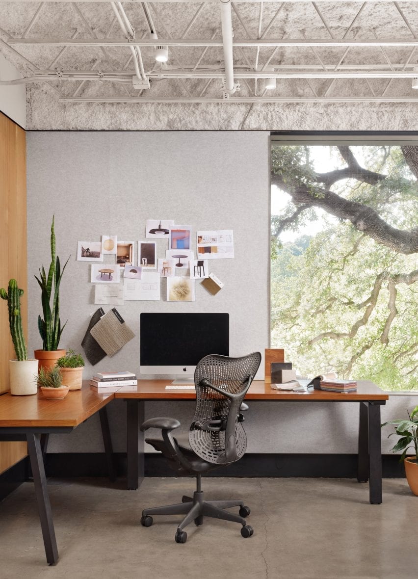 Felt-clad walls