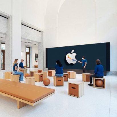 The latest Apple store features in today’s Dezeen Weekly newsletter