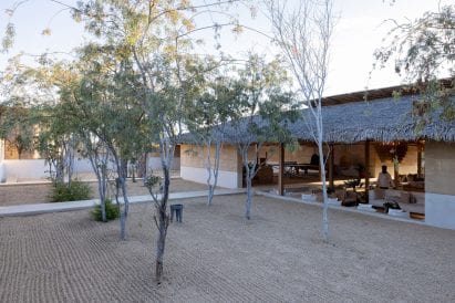 Open hotel and terrasse in El Perdido Hotel