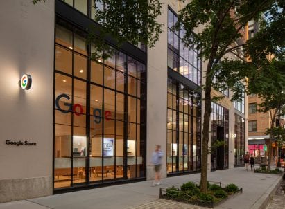 Google Store windows