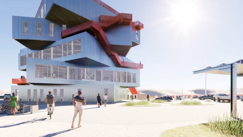 A visitor centre proposal in the Port of Rotterdam