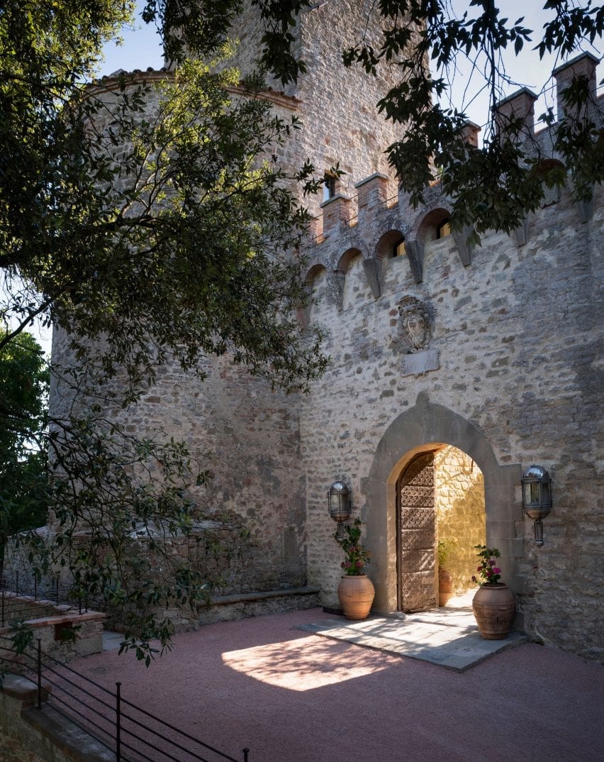 The castle gateway