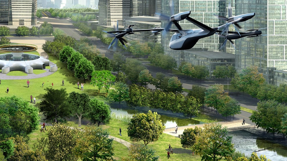 Hyundai flying taxis