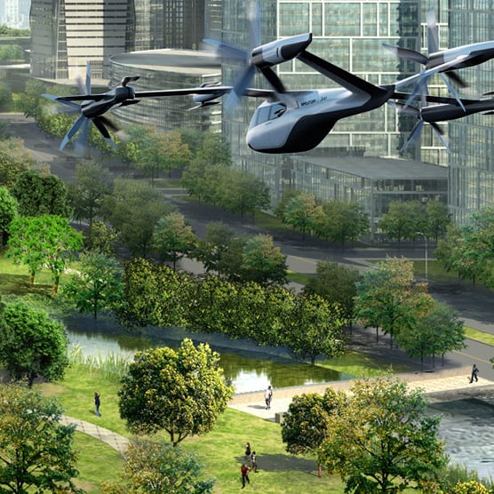 Hyundai flying taxis