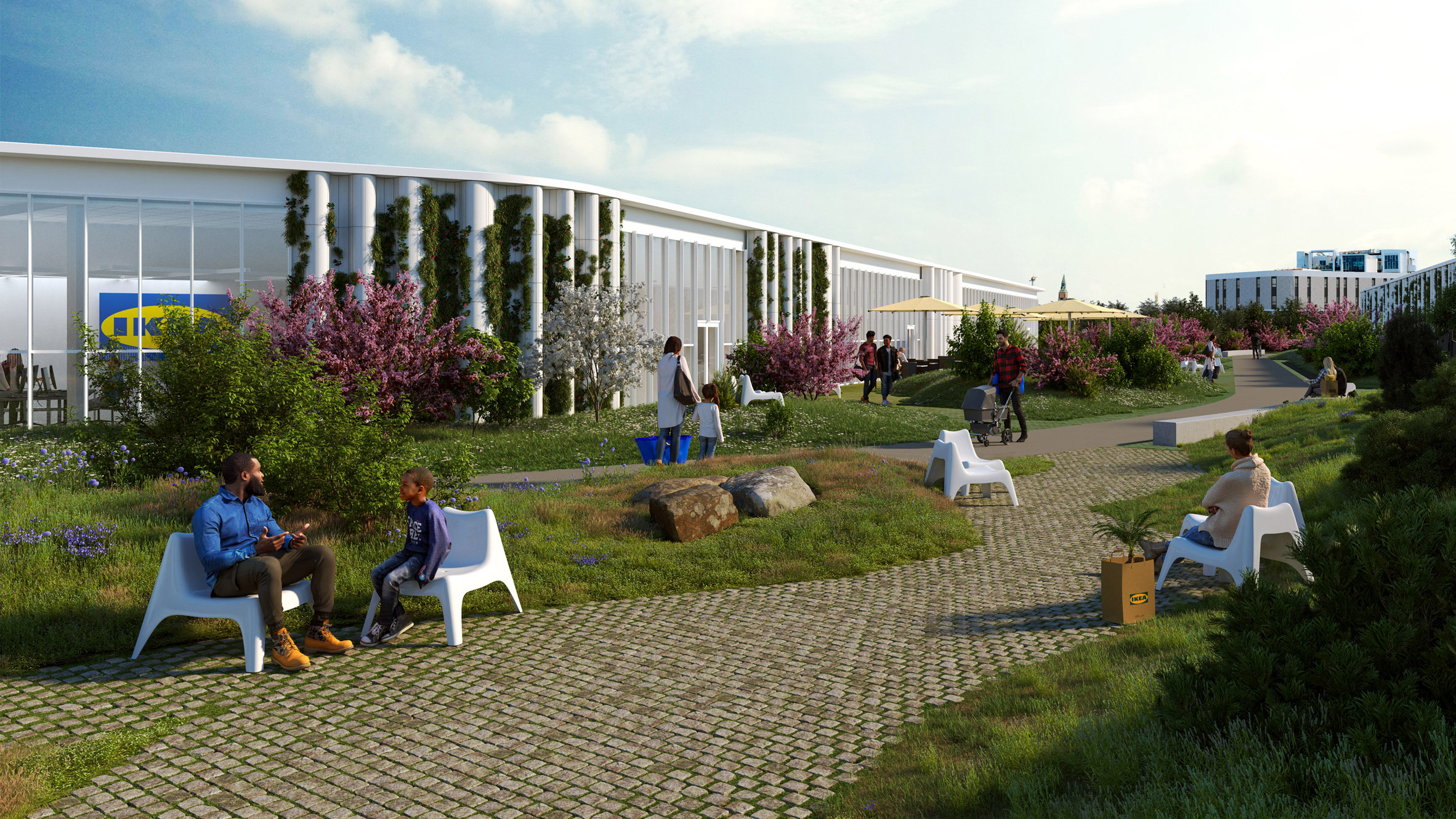 An IKEA in Copenhagen features in today's Dezeen Weekly newsletter