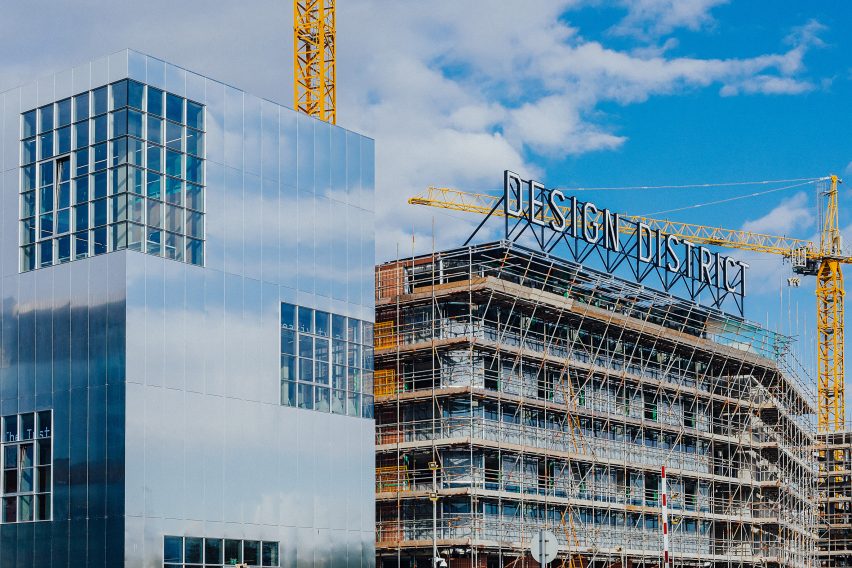 View of Design District building by Barozzi Veiga