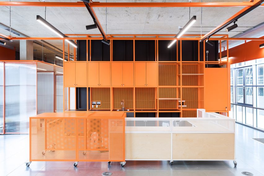 Colourful interior in London's Design District