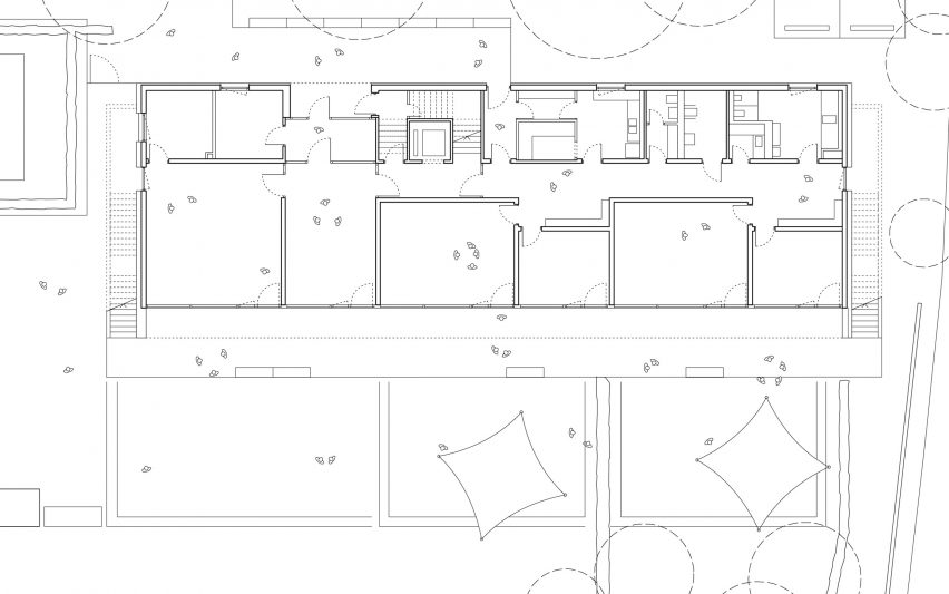 Plans of the kindergarten