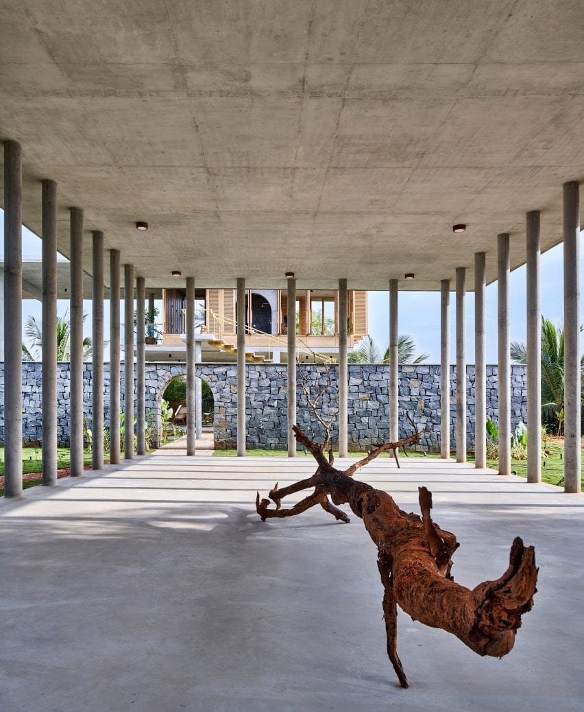 Pavilion of Ksaraah house in Bangalore by Taliesyn