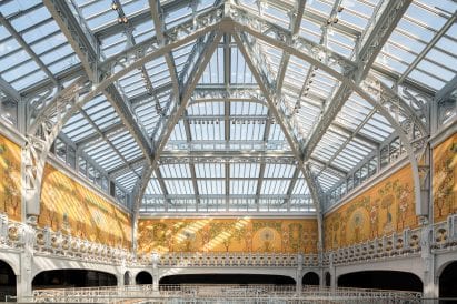 A glass roof