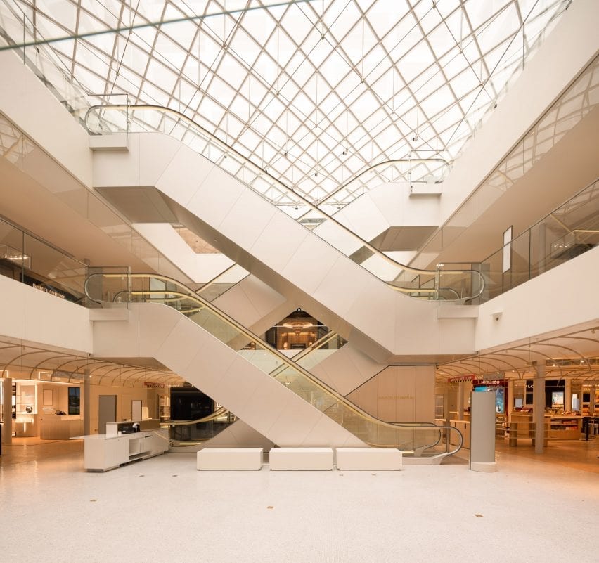 A department store atrium