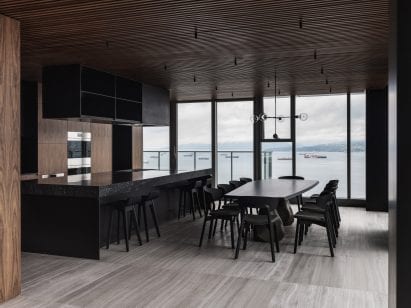 Leckie Studio used black accents in the project