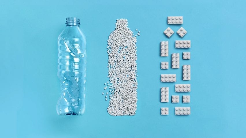 Recycled PET lego bricks