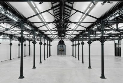 Exhibition space at Luma Arles