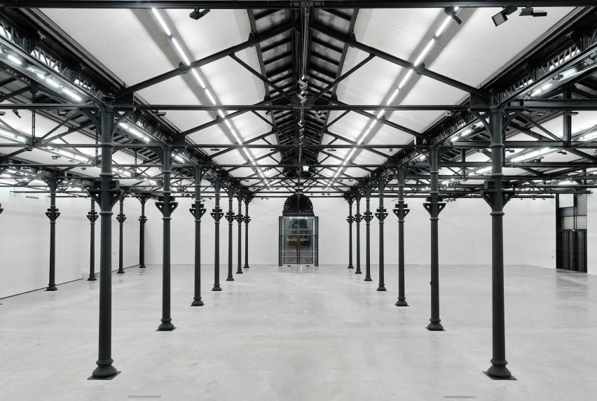 Exhibition space at Luma Arles