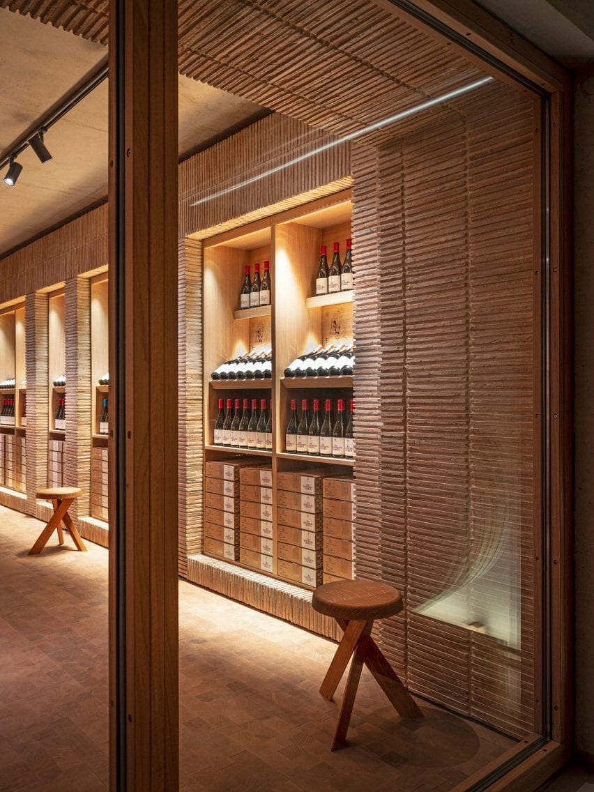 Les Davids winery by Marc Barani Architectes in Provence-Alpes-Côte d'Azur, France