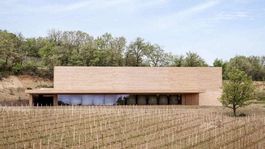 Les Davids winery by Marc Barani Architectes in Provence-Alpes-Côte d'Azur, France