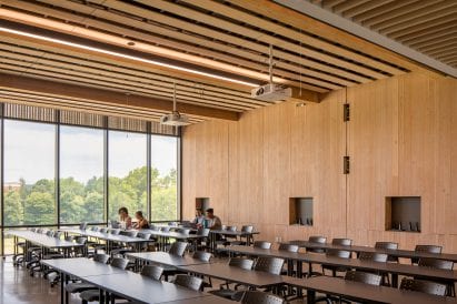 There are a range of classroom and lab spaces