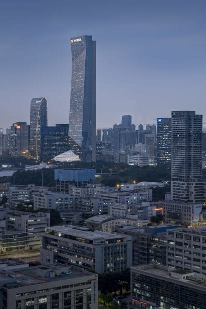 Hanking Center supertall skyscraper in Shenzhen