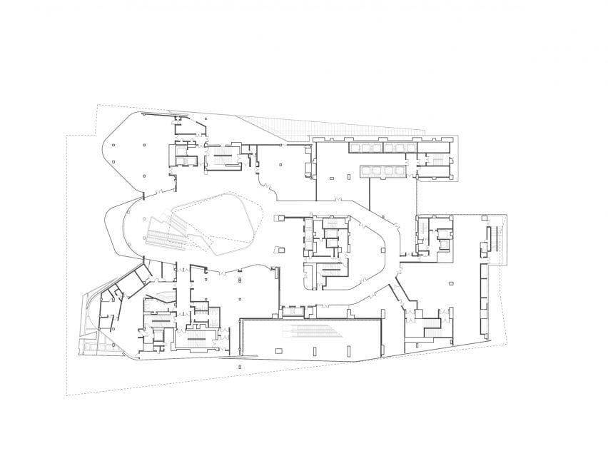First floor plan of the skyscraper