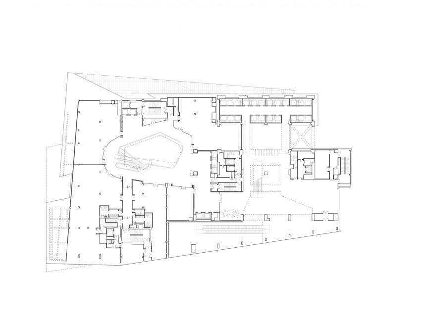 Second floor plan of the skyscraper