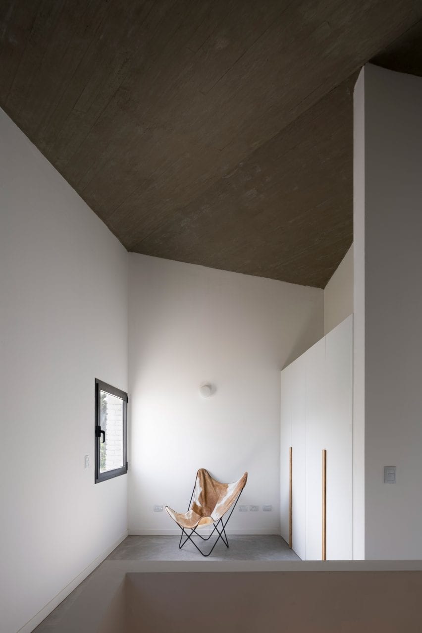 White walls with small window
