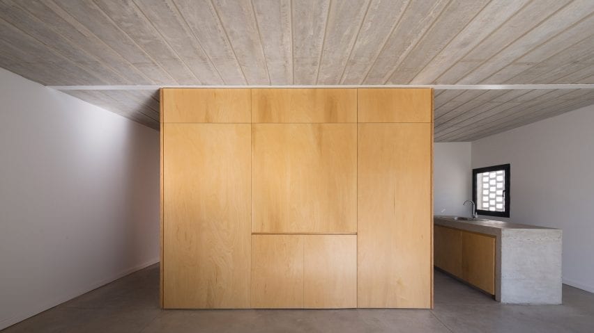 Plywood interior design