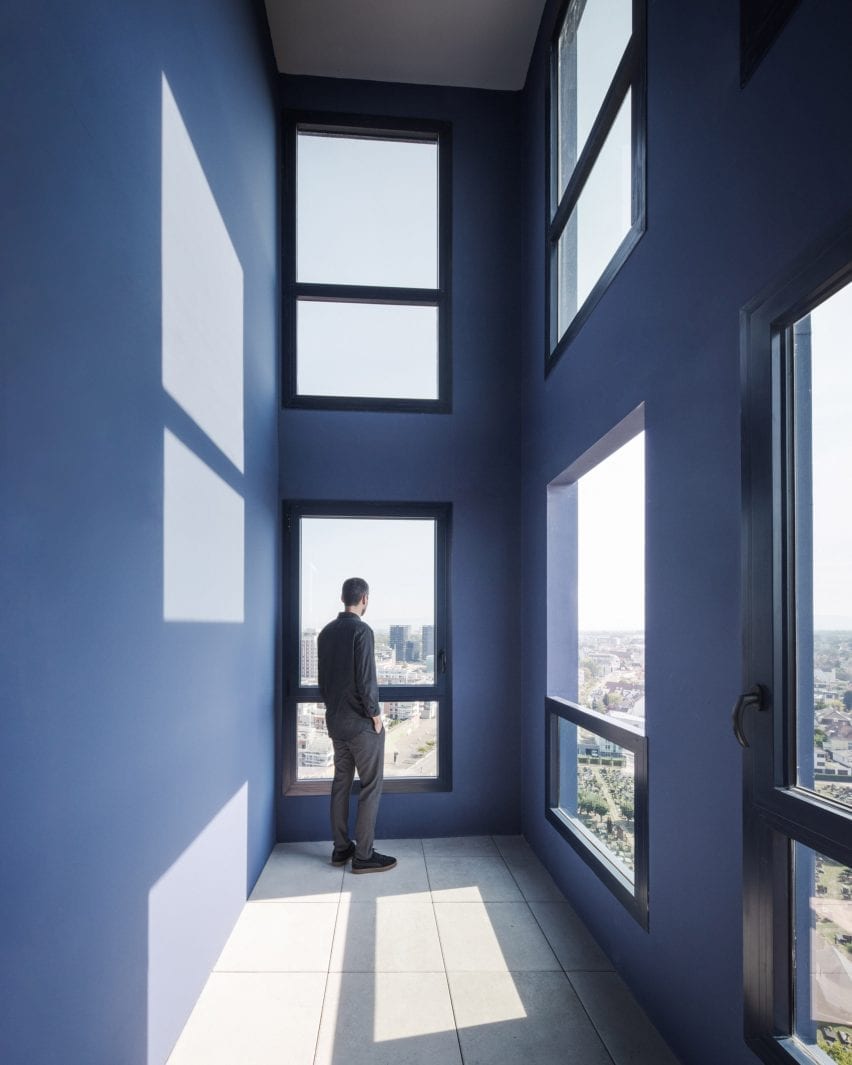 Loggias in French apartment building