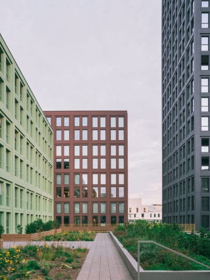 Communal garden of Nolistra development