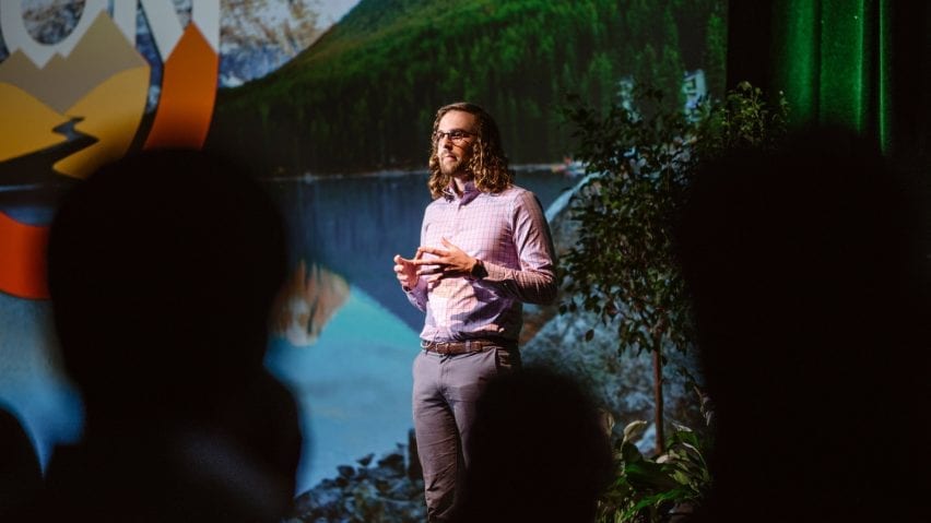 Nori CEO Paul Gambill at a talk