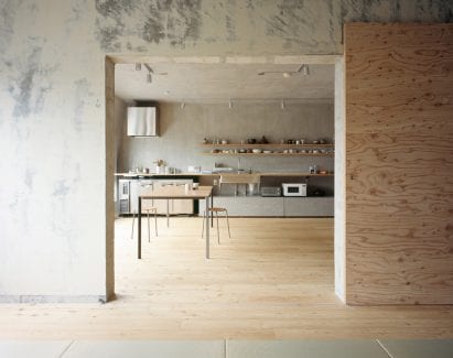 A one-wall kitchen by Naruse Inokuma Architects