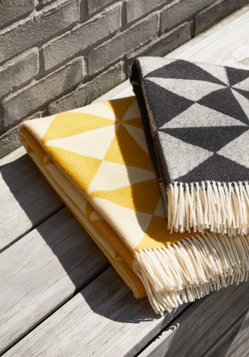 Mirror blanket by Verner Panton for Verpan