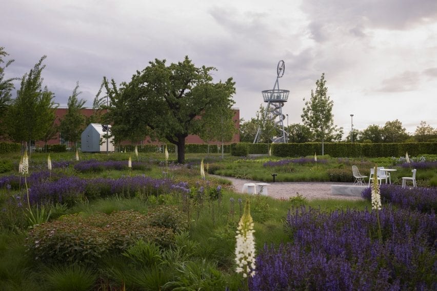 the gardens have a wild design